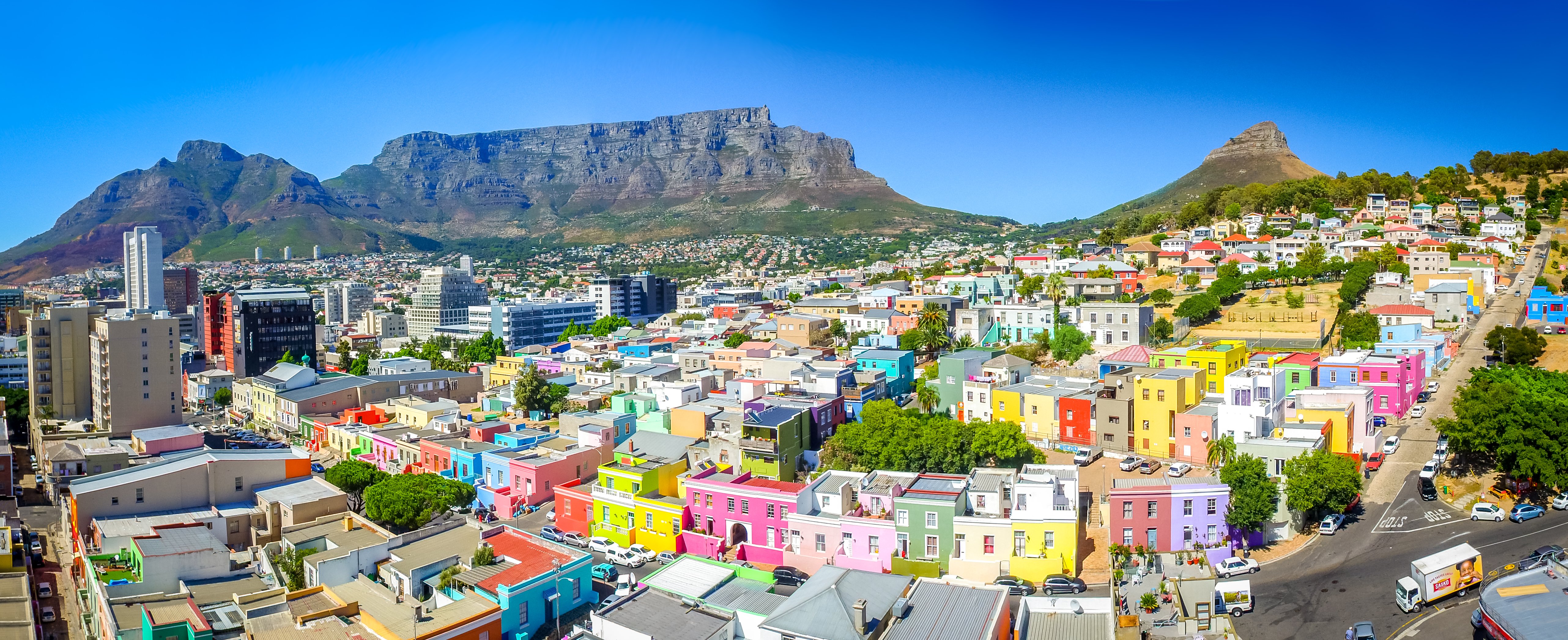 Cape Town, Mountains, South Africa, Table Mountain, Bo Kaap, City, Building Wallpaper
