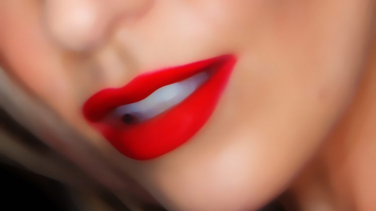 women, Teeth, Necks, Nose, Face, Red lipstick, Skin HD Wallpaper Desktop Background