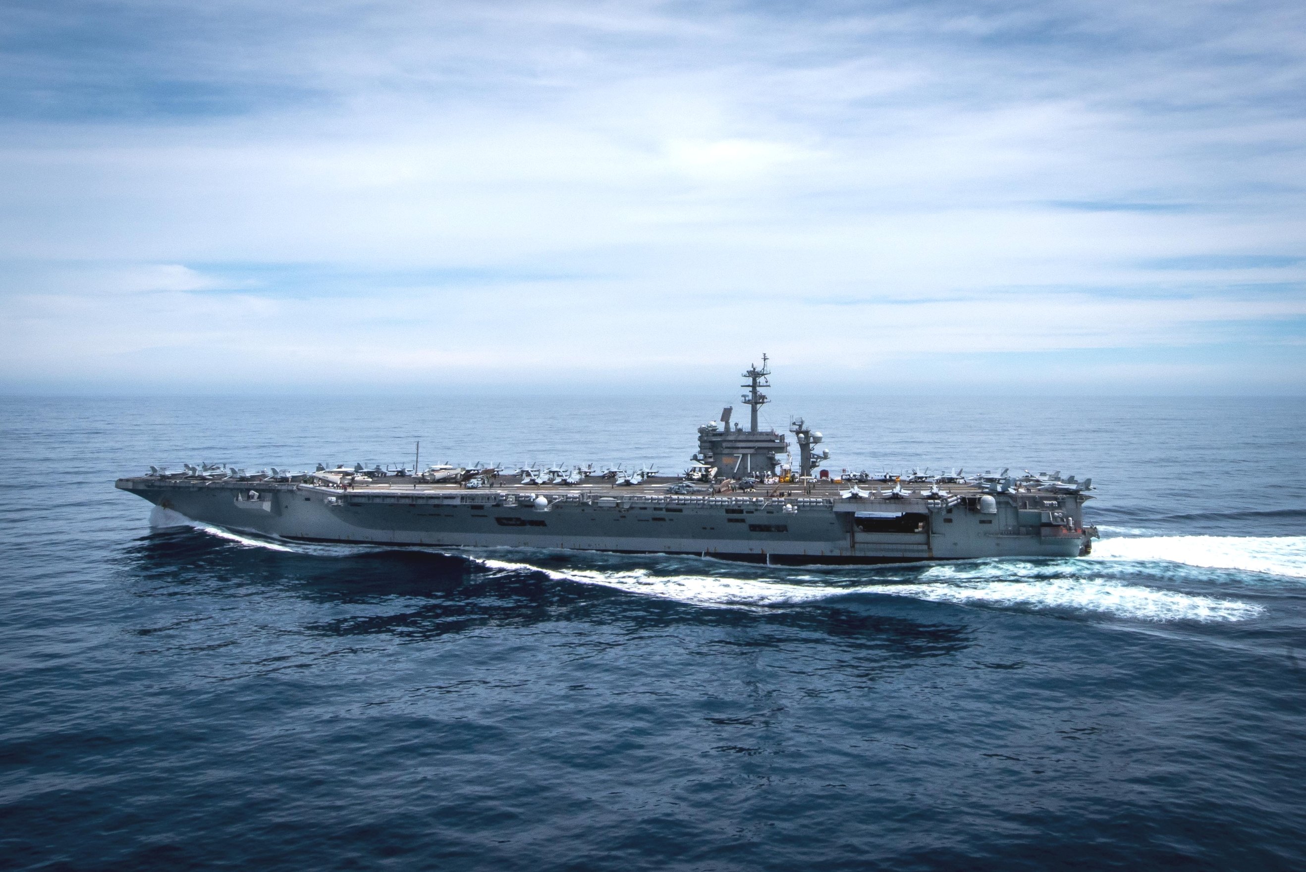 USS Theodore Roosevelt, Aircraft carrier, United States Navy Wallpaper