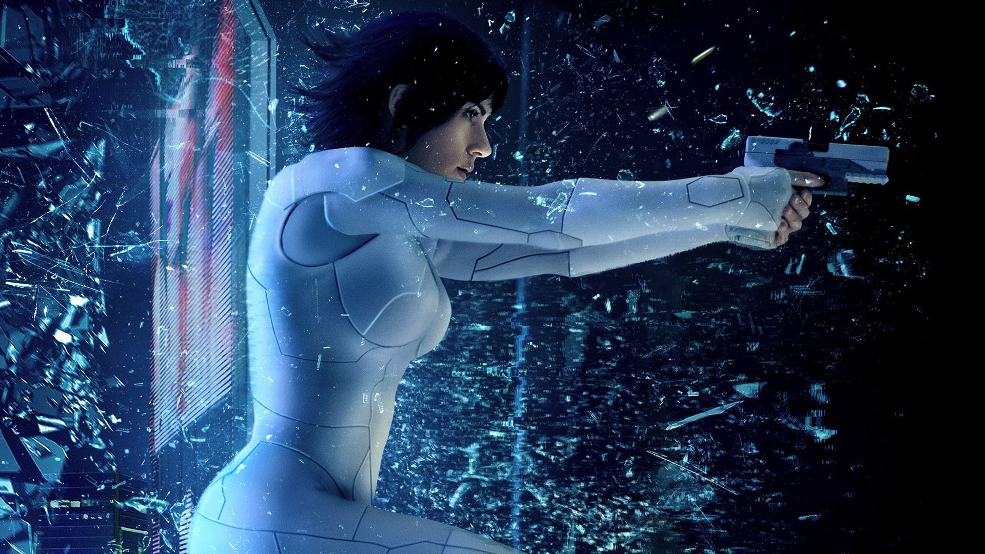 Scarlett Johansson, Movies, Ghost in the Shell, Ghost in the Shell (Movie), Kusanagi Motoko Wallpaper