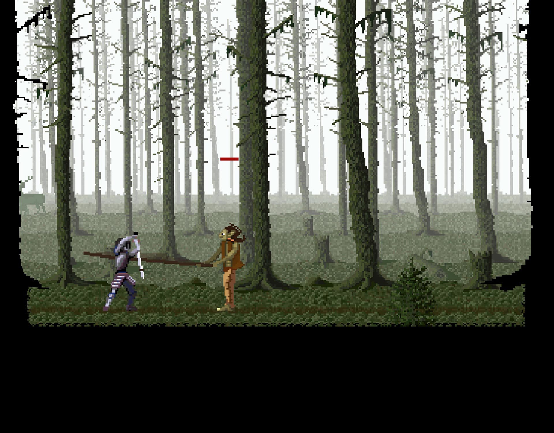 knight, A Bastards Tale, Pixel art, Forest, Video games Wallpaper