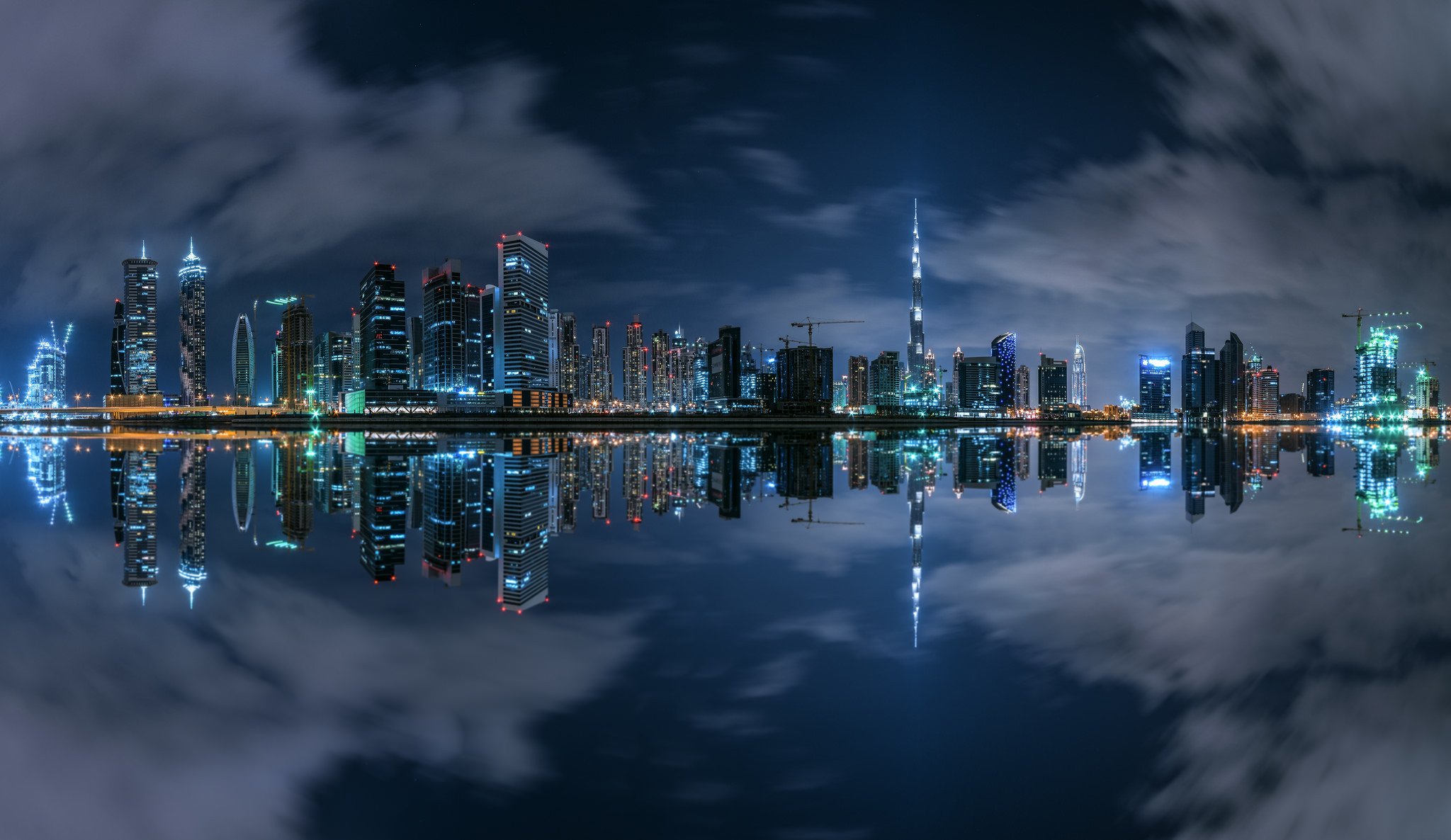 страны архитектура вечер свет Дубаи ОАЭ country architecture evening light Dubai UAE загрузить