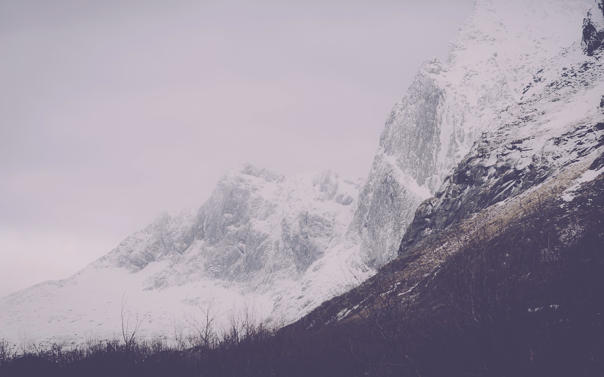 photography, Mountains, Landscape, Snow, Nature Wallpaper