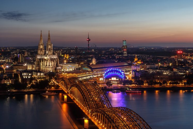 urban, Cityscape, Cologne, Germany HD Wallpaper Desktop Background