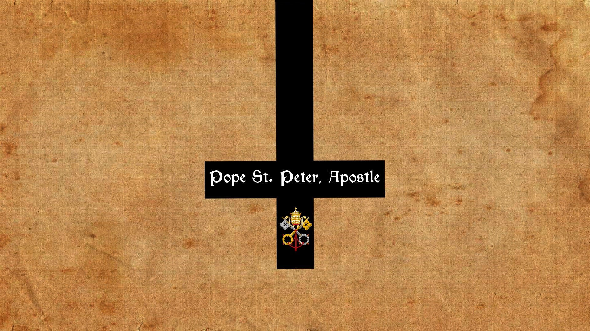 pope, Saint Peter, Church, Vatican City, 12 apostles, Keys, Cross Wallpaper