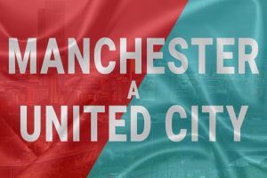 Manchester A United City, Manchester, Red, Blue, Islam, Terror, Muslim, Propaganda