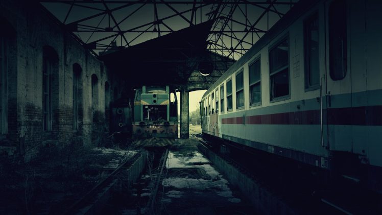train, Old, Metro, Abandoned HD Wallpaper Desktop Background