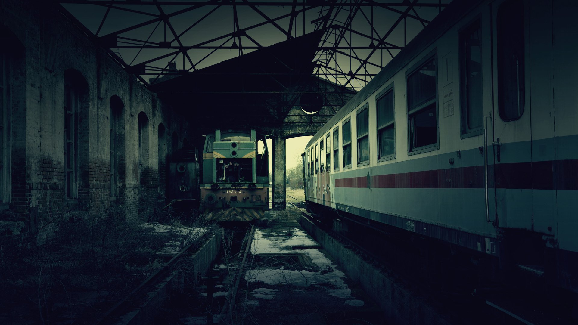train, Old, Metro, Abandoned Wallpaper