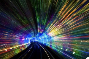 subway, Tunnel, Colorful, Motion blur, Lines, Railway