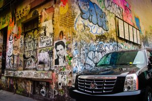 street, House, Graffiti, Car, Cityscape