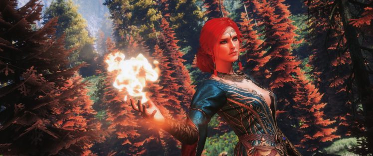 Triss Merigold, Video games, The Witcher HD Wallpaper Desktop Background