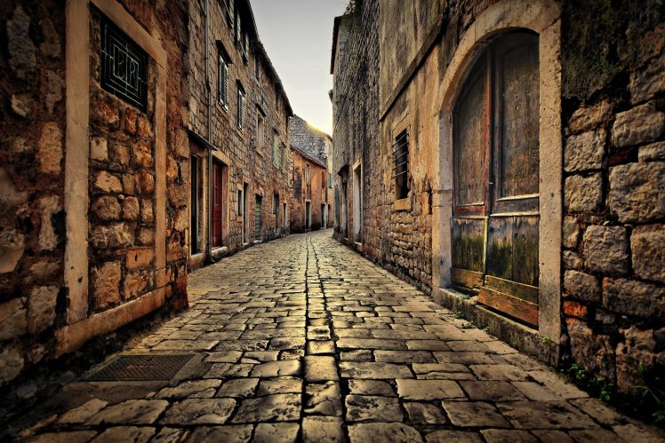 urban, Architecture, Town, Street, Croatia, Stari Grad HD Wallpaper Desktop Background