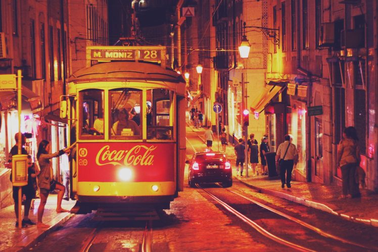 urban, Tram, Traffic, Portugal, Lisbon HD Wallpaper Desktop Background