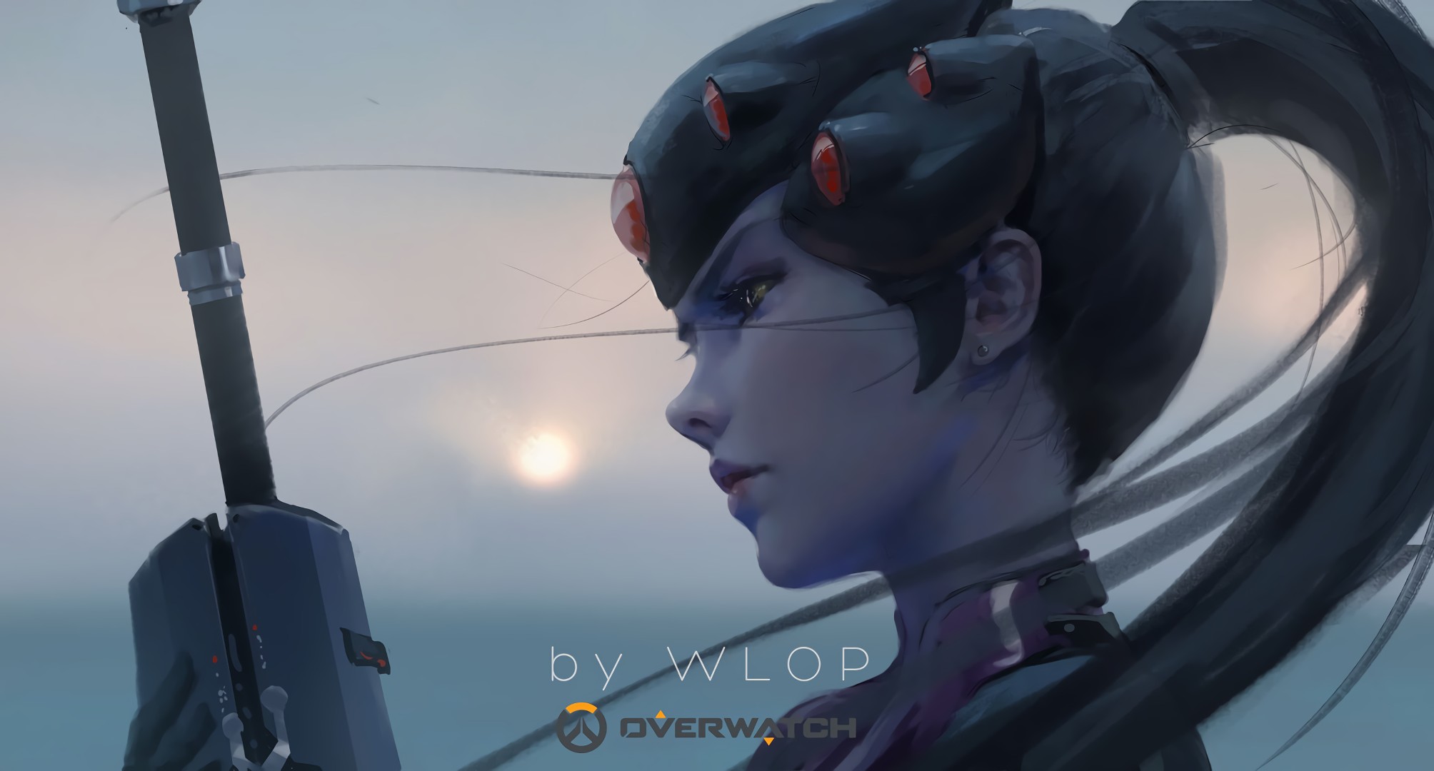 WLOP, Video game characters, Widowmaker (Overwatch) Wallpaper