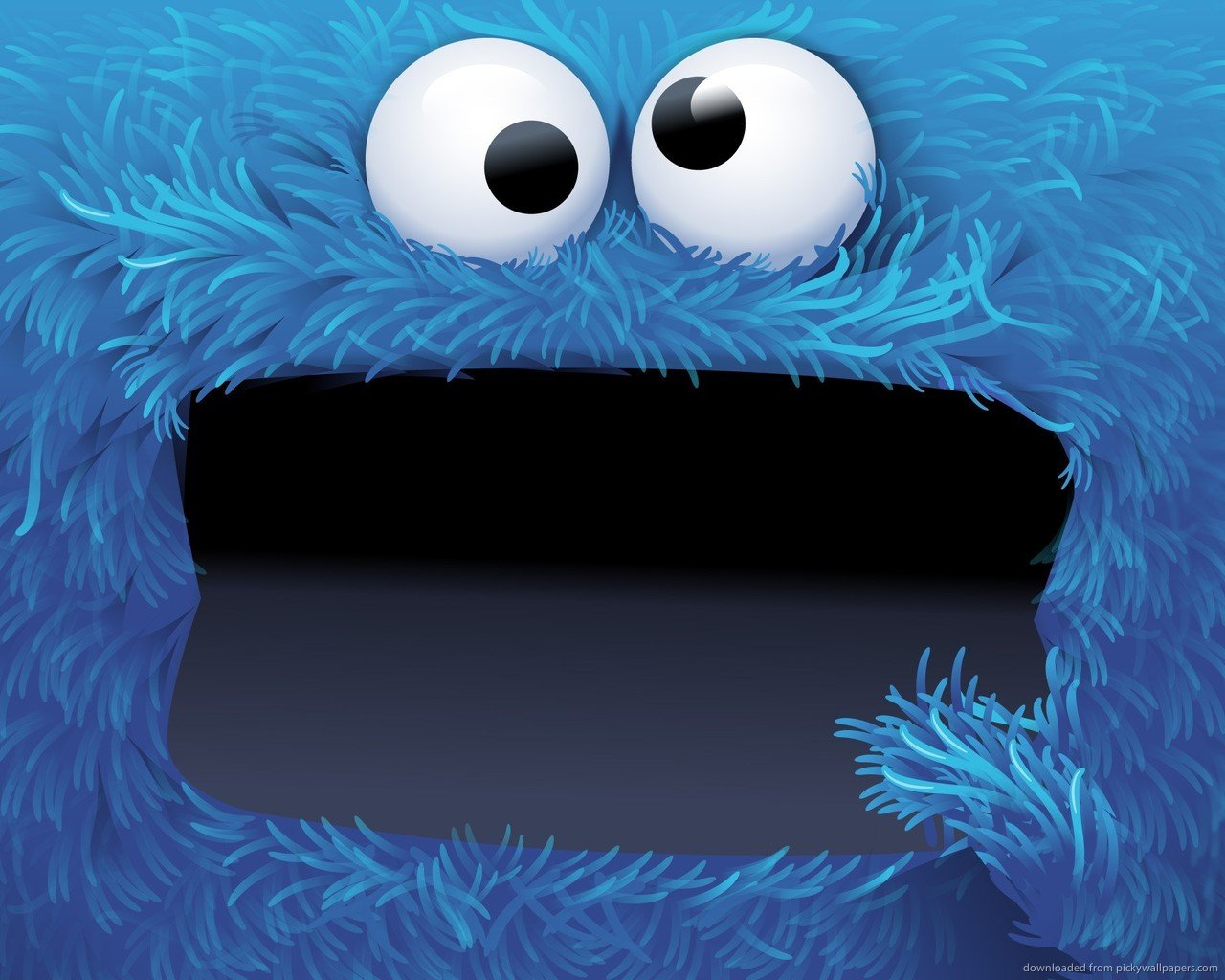 Cookie Monster, Crazzy Wallpaper