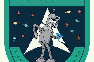 Bender, Linux, Archlinux, Logo, Futurama