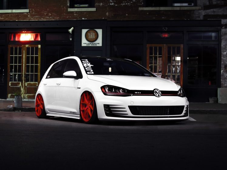 car, Night, Golf GTI, GTI, Volkswagen Golf HD Wallpaper Desktop Background