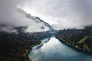 nature, Landscape, Clouds, Trees, Forest, River, Reflection