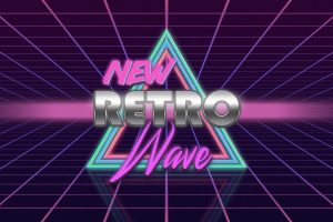 Retro style, Neon, 1980s, Vintage, Digital art, Synthwave, Typography, New Retro Wave