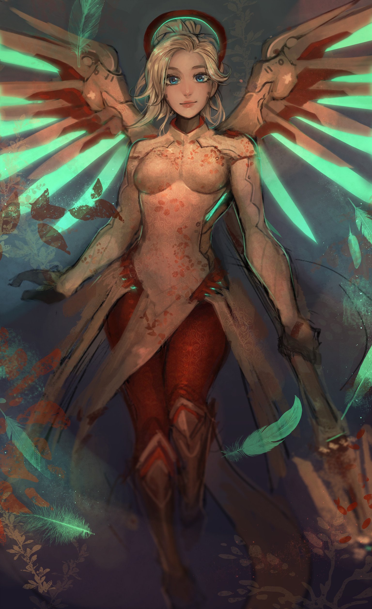 Overwatch, Mercy (Overwatch) Wallpaper