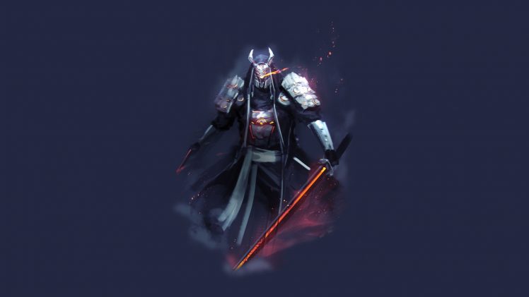 warrior, Cyborg, Samurai HD Wallpaper Desktop Background