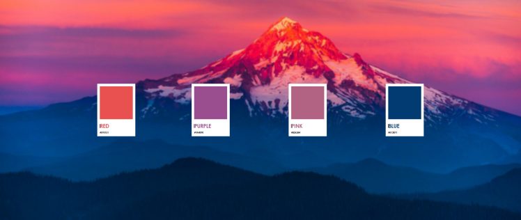 red, Landscape, Nature, Purple, Pink, Blue, Mountains HD Wallpaper Desktop Background