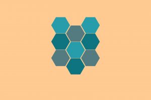 hexagon, Material style, Minimalism