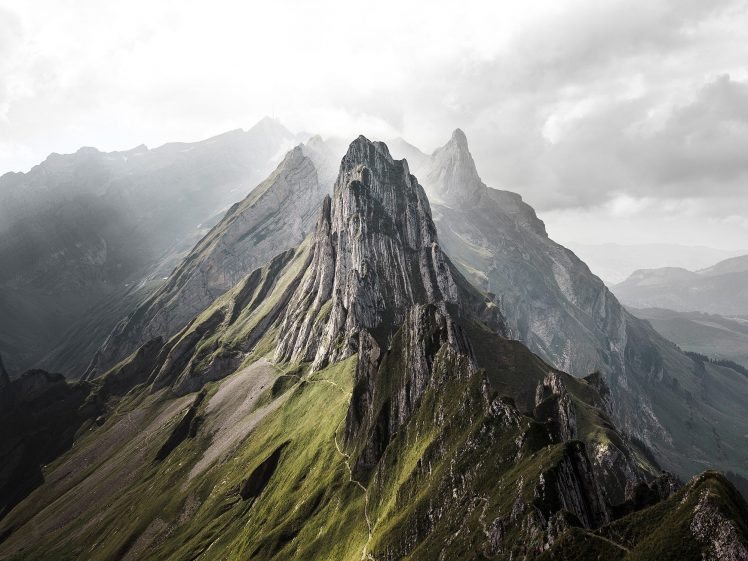 nature, Switzerland, Clouds, Mountains HD Wallpaper Desktop Background