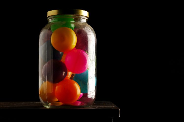 jars, Balls, Colorful HD Wallpaper Desktop Background