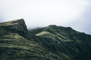 mountains, Clouds, Mist, Alone, Rain, Storm, Faroe Islands
