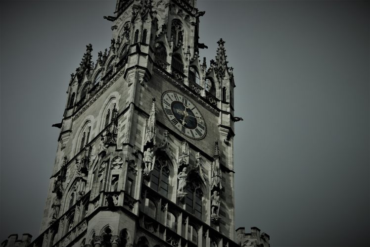 clocktowers, Munich HD Wallpaper Desktop Background