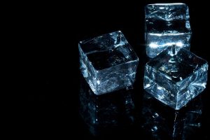 ice cubes, Dark background, Minimalism