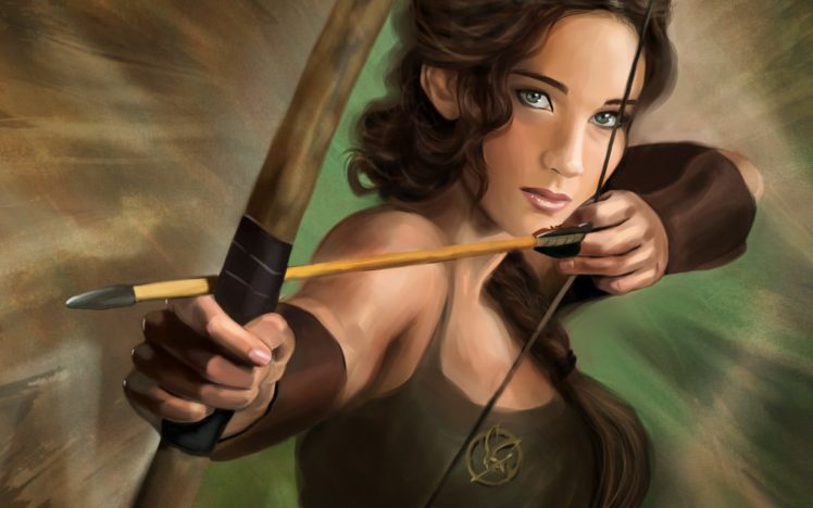 women, Archer, The Hunger Games, Artwork, Bokeh HD Wallpaper Desktop Background