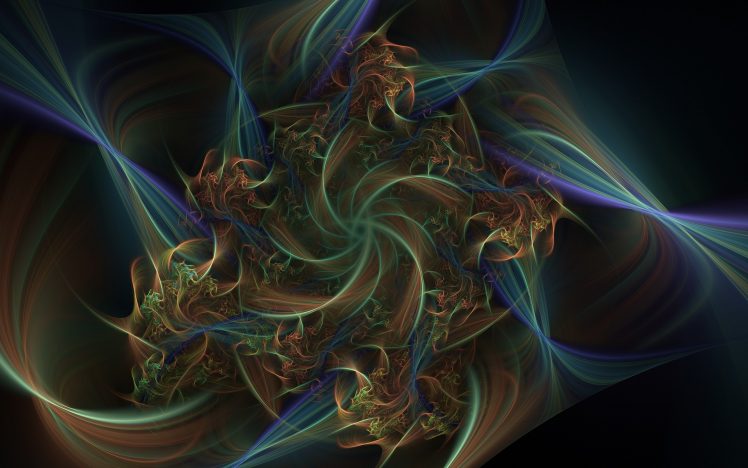 abstract, Fractal, Digital art HD Wallpaper Desktop Background