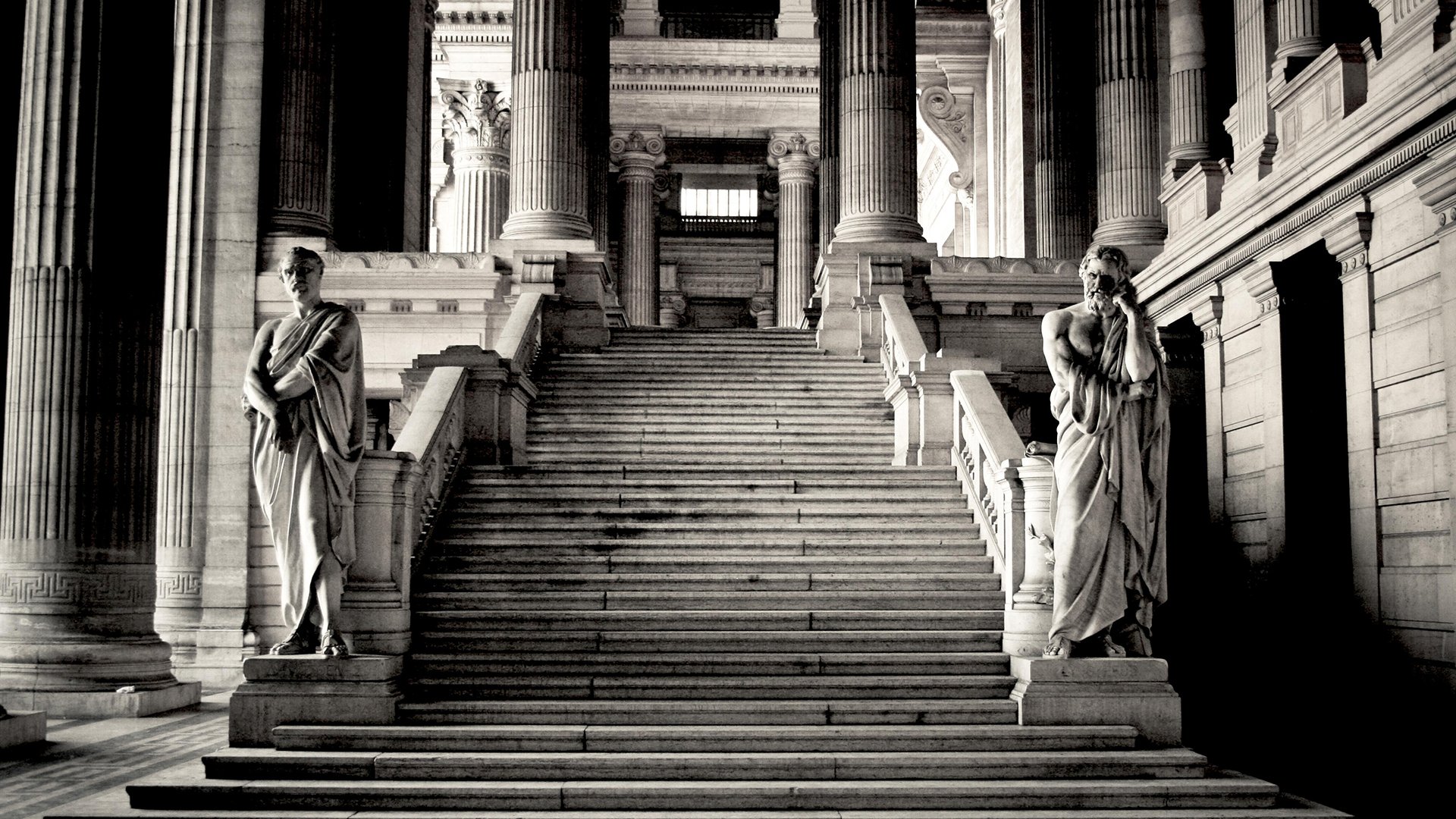 building, Architecture, Statue, Brussels, Belgium, Stairs Wallpaper