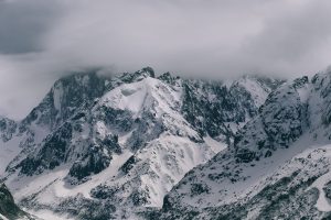 nature, Landscape, Winter, Italy, Mountains, Mist, Clouds