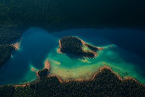 nature, Landscape, Water, Birds eye view, Aerial view, Forest, Trees, Brazil, River, Waves, Shadow, Amazon river