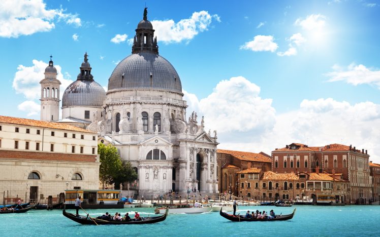 Venice, Italy, Cityscape, Gondolas, Water HD Wallpaper Desktop Background