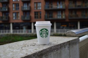 coffee, Starbucks, Cup, Food, Leeds, Bridge, White, Building