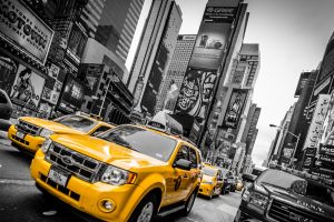 New York City, Taxi, Selective coloring, USA