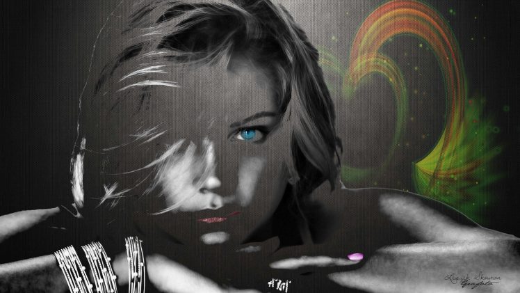 women, Face, Eyes, Esti Ginzburg, Bracelets, Digital art HD Wallpaper Desktop Background
