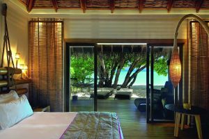 room, Trees, Bed, Interior, Resort, Beach, Bora Bora