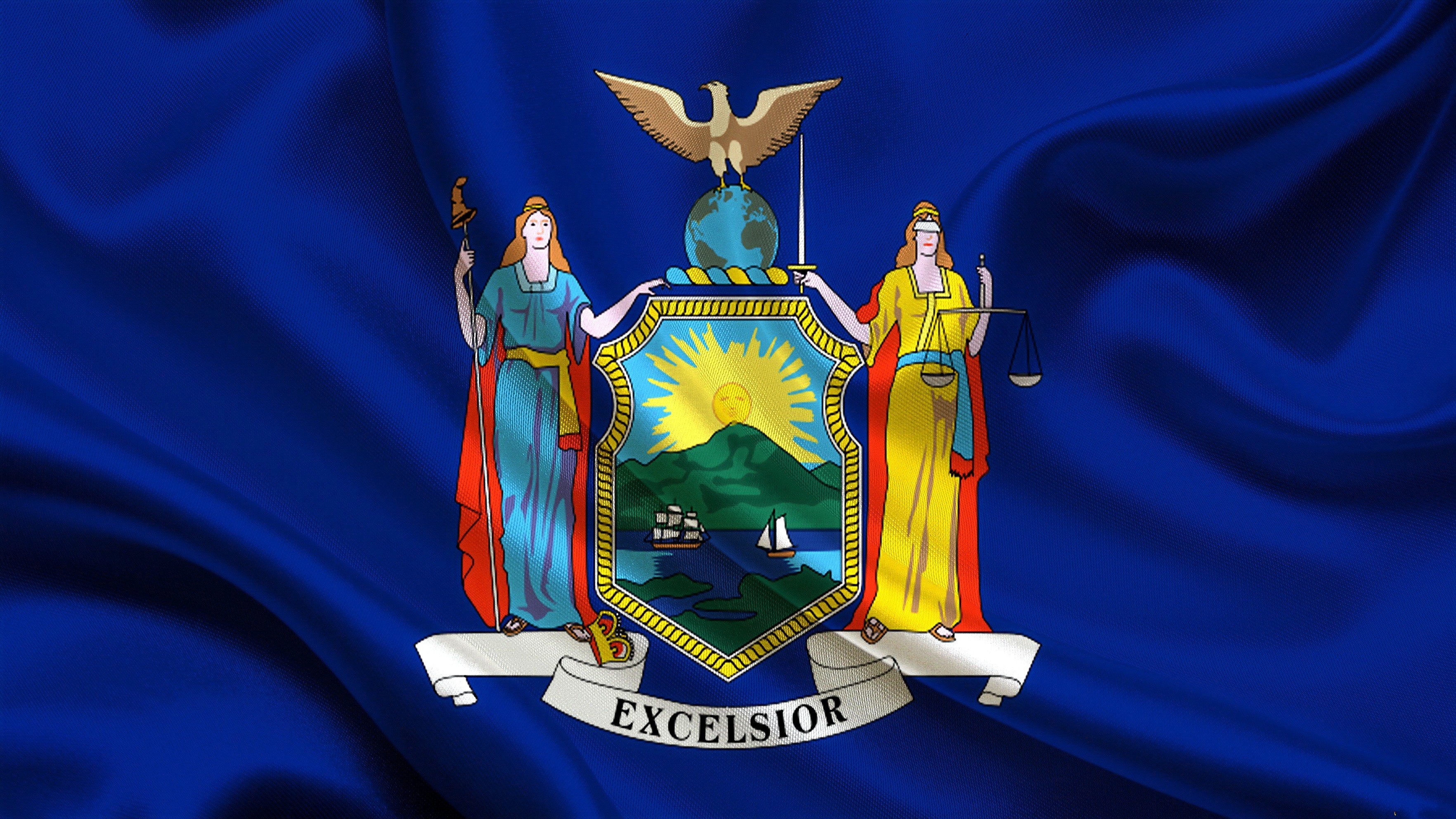 picture of new york state flag