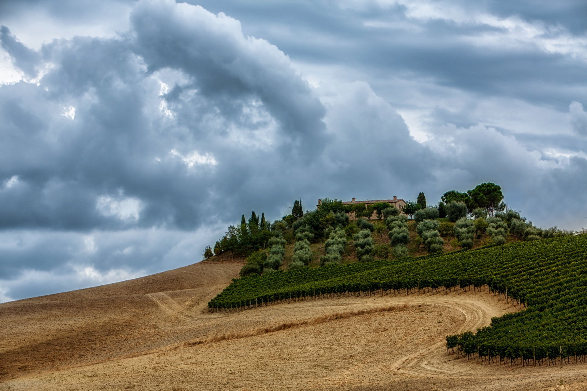 sky, Clouds, Landscape Wallpaper