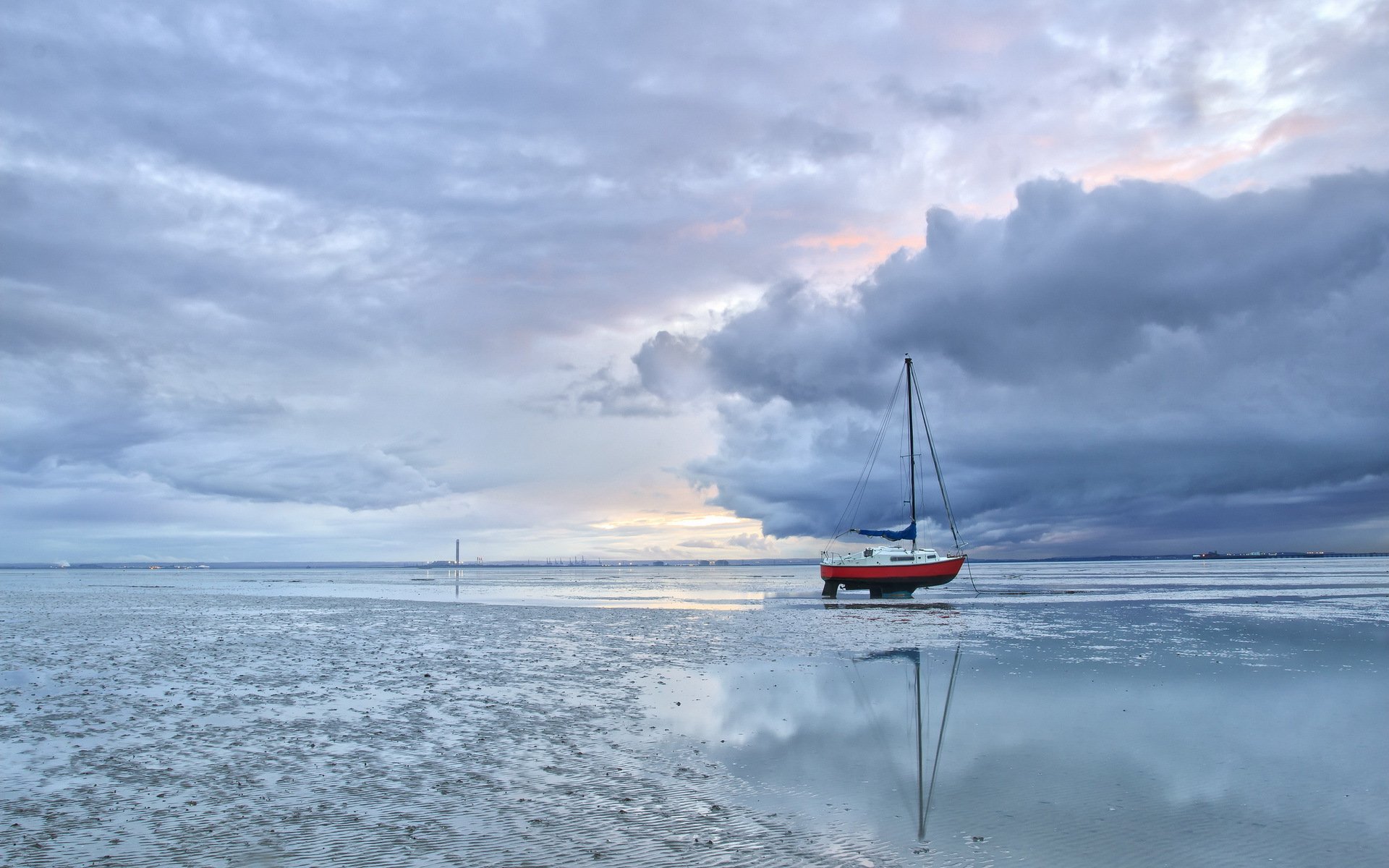 boat, Nature, Sky Wallpaper