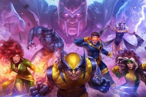 Wolverine, Beast (Henry McCoy), Ororo Monroe, Magneto, Jean Grey, Rogue (X men), Cyclops