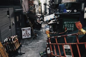 minimalism, Construction site, Alleyway, China, Hong Kong