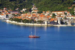 Korčula, Croatia, Sea, Cityscape, Yacht, Summer, Vacation