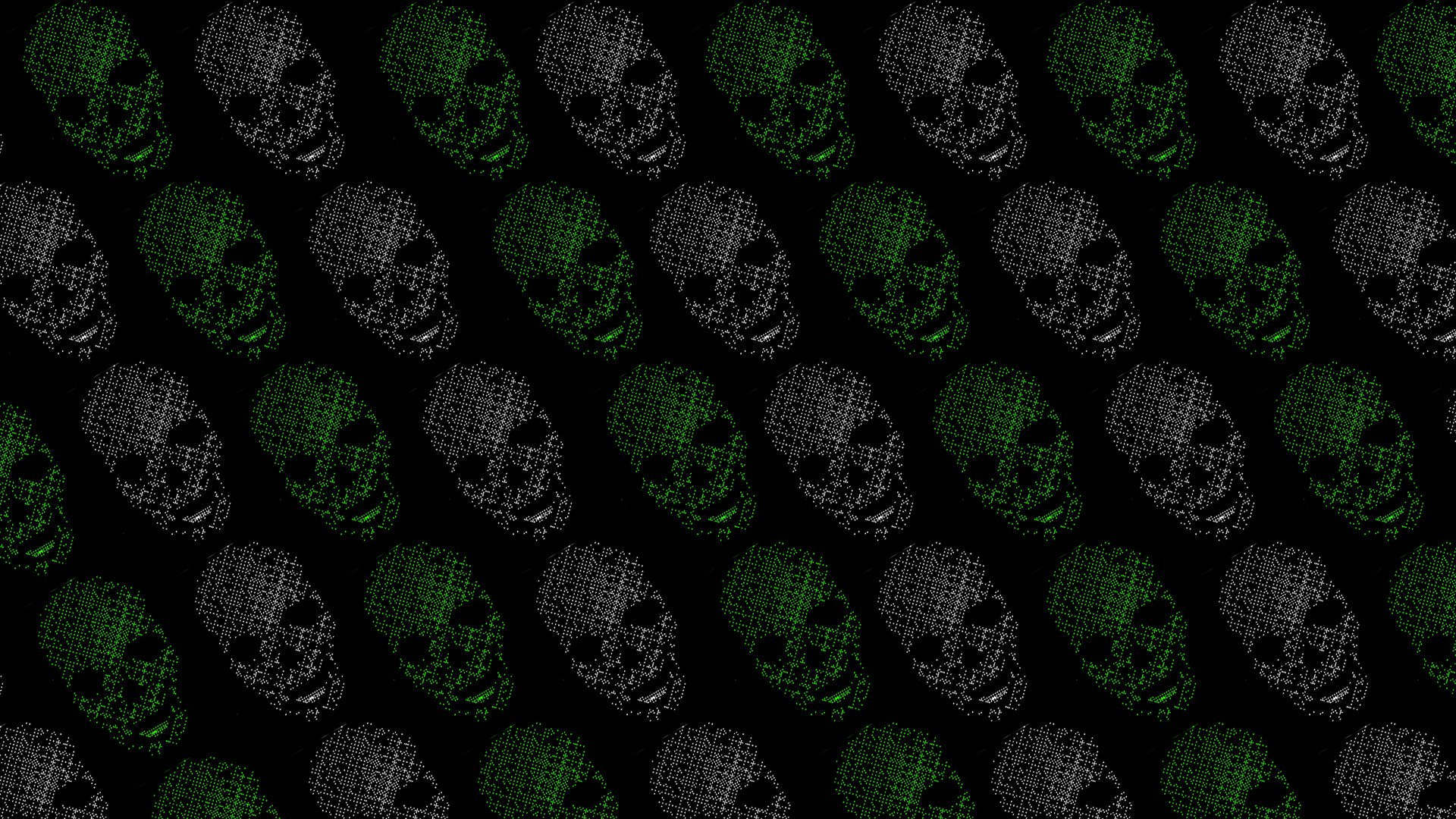 skull, Black, Green Wallpapers HD / Desktop and Mobile Backgrounds.