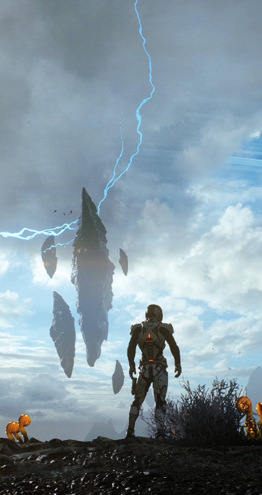 Mass Effect: Andromeda, Bioware, Phone, Electronic Arts, Video games Wallpaper